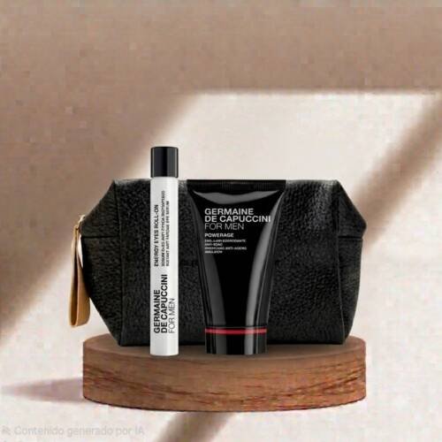 PACK EMULSIÓN POWERAGE. Emulsión energizante + contorno antifatiga para hombre